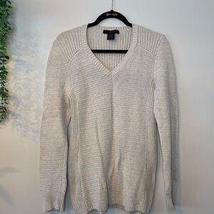 Calvin Klein Jeans Soft 100% Cotton V-Neck Sweater